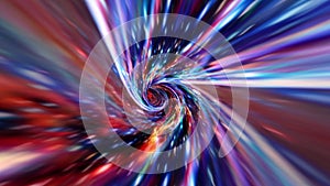 Multicolored Radial Blurred Background