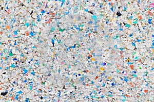 Multicolored Recycling Plastic Background - Sustainability Concept