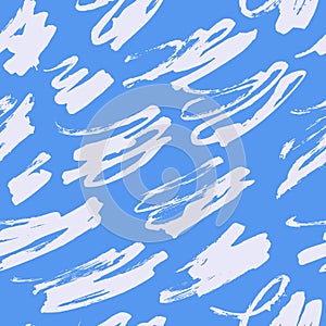 Multicolored Seamless Pattern for fabric design. Water splash paint splatter. Background texture old fabric. Ink paint