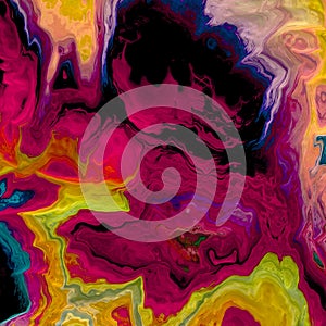 Multicolored seamless pattern. Soft abstract geometric pattern