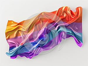 Multicolored Silk Fabric,