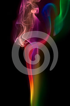 Multicolored Smoke photo