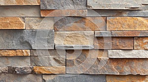 Multicolored Stone Wall Texture Background