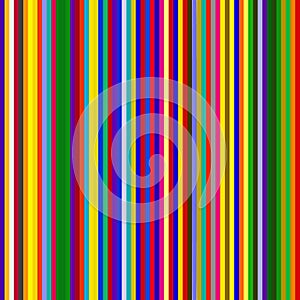 Multicolored stripes