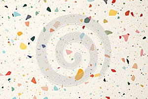 multicolored terrazzo floor pattern background