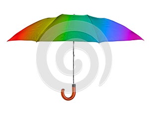 Multicolored umbrella