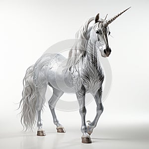 Multicolored Unicorn galloping. Dreem unicorn