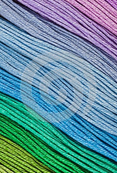 Multicolored wool - abstract fashion background