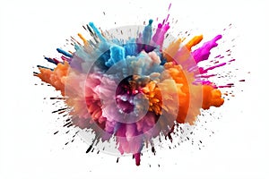 Multicolored xplosion, AI generated