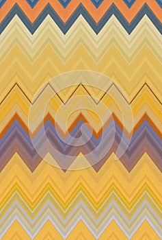 Multicolored zigzag rainbow wave pattern. vivid texture