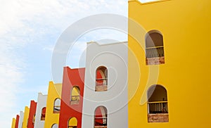 Multicolorful building