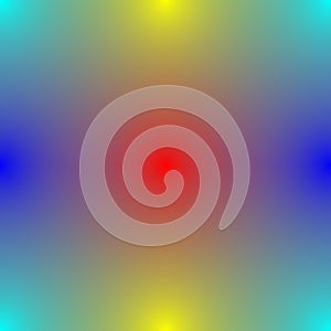 Multicoloured 70`s Style Abstract Art Background