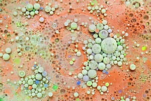 Multicoloured abstract bubbles.