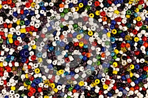 Multicoloured beads