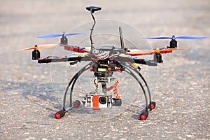 Multicopter with camera