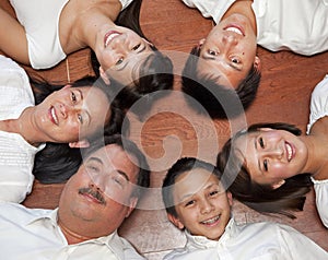 Multicultural Family Portrait