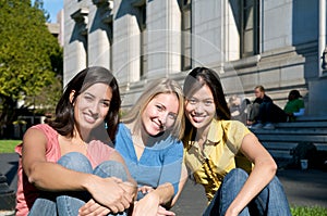 Multicultural Students on University Campus