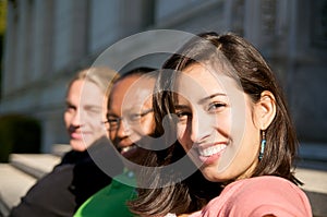 Multicultural Students on University Campus