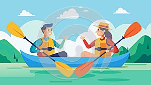 On a multiday kayaking trip two friends discuss their longterm goals and how they plan to support each other in