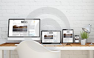 multidevice desktop the news