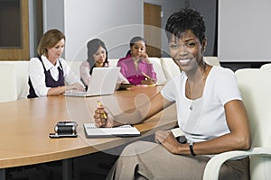 Multiethnic Group Of Businesswomen