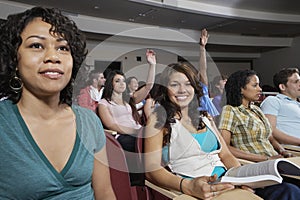 Multiethnic Students In Classroom