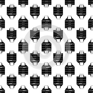 Multifunction printer pattern seamless vector