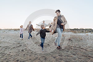 multigenerational family spending time together