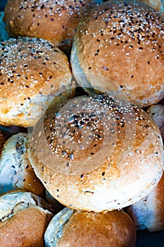 Multigrain Indian Brun Pav bread Loaves photo