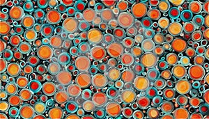 Multilayered Spheres in Harmonious Colors