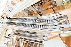 Multilevel shopping center