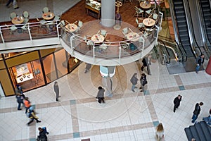 Multilevel shopping mall photo
