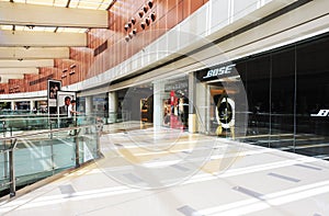 Multilevel shoppingmall interior