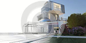 Multilevel villa project evolution