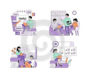 Multilingual Learning and Study Vector