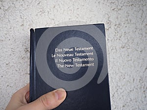 Multilingual New Testament photo