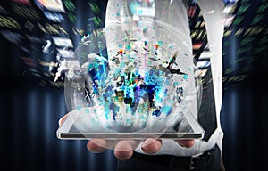 Multimedia on cell phone