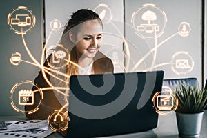 Multimedia and Computer Applications Concept