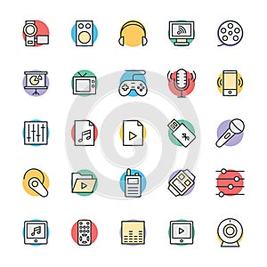 Multimedia Cool Vector Icons 4