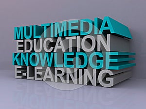 Multimedia education sign