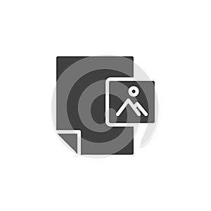 Multimedia file vector icon