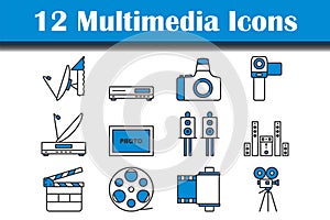 Multimedia Icon Set