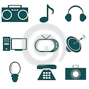 Multimedia icons