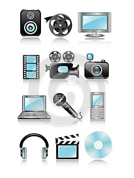 Multimedia icons