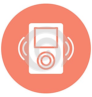 Multimedia Isolated Vector Icon which can easily modify or edit