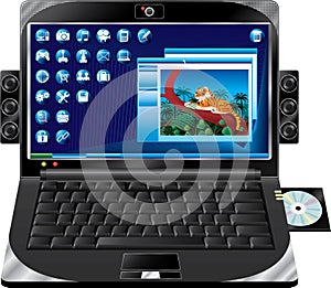 Multimedia laptop
