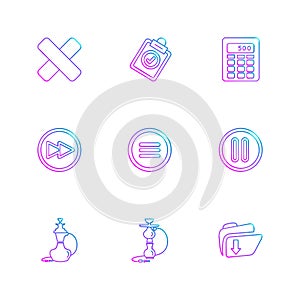 multimedia , sound , buttons , eps icons set vector