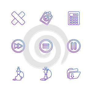 multimedia , sound , buttons , eps icons set vector