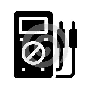 Multimeter icon flat vector