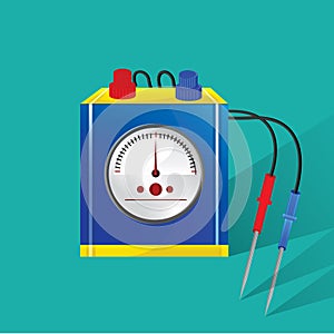 multimeter. Vector illustration decorative design